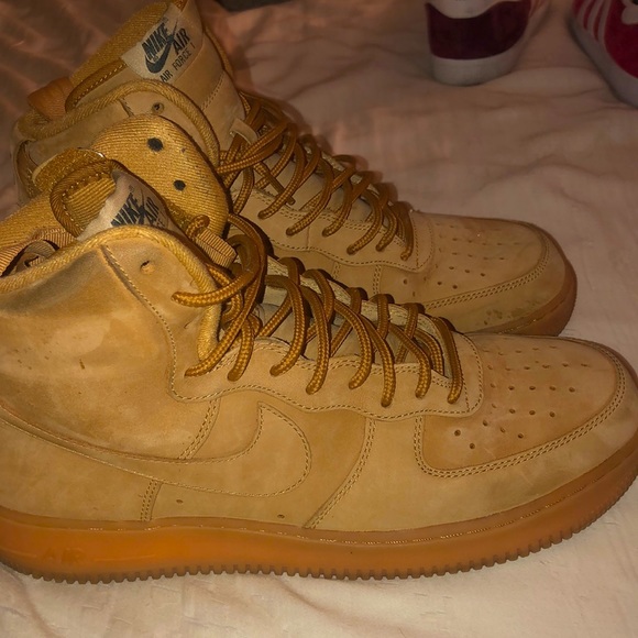 Nike Air Force 1 Wheat High Flax (2019) - Picture 1 of 3